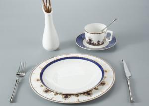 SGS Certificate Translucent Royal Bone China Dinnerware Set