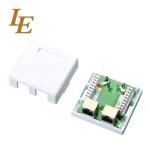 Rohs Certificated Rj45 Utp Abs Network Faceplate Socket For Office