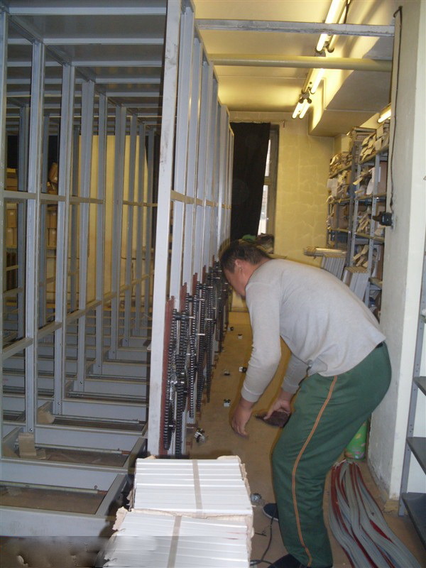 Mobile File Shelving Movable Compact Shelves Bookshelf Mobile Pallet Racking