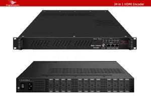 China DTV/IPTV Encoder MPEG-4 AVC/H.264 HD Encoder Digital TV Encoder 24-Channel HDMI Input IP Streaming Output on sale