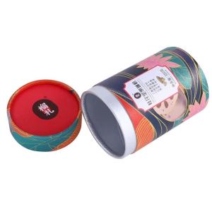 Custom Printed Circle Cardboard Round Box With Moistureproof Aluminum Foil