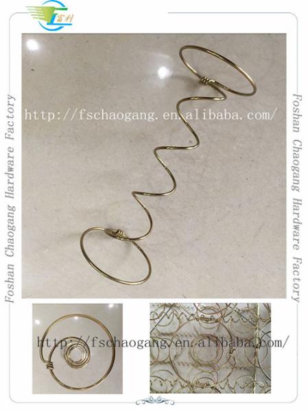 Quality Single Queen Twin King Size Gold Plated Springs , Mattress Bonnell Spring System for sale