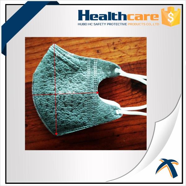 Quality 3 Layer Colorful Disposable Face Mask Earloop Nonwoven N95 Mask Folded PM2.5 Mask for sale