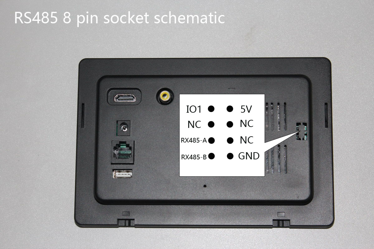 SIBO Q896 In Wall Android Tablet With RS232 RS485 POE Controllable Indicator