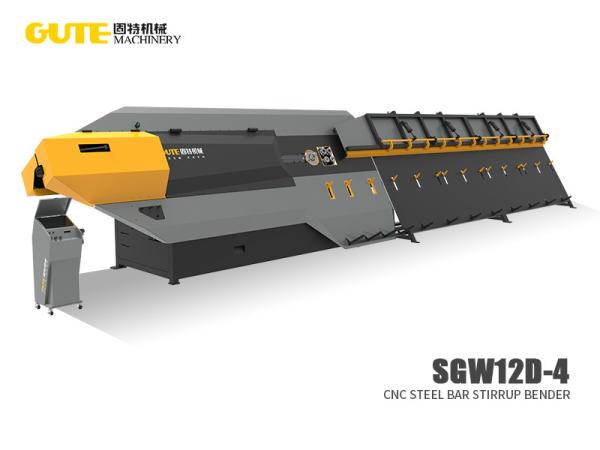 Quality Full Power 46KW Automatic Rebar Stirrup Bending Machine Servo Control for sale
