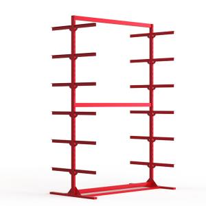 China Double Sides 12 Layers Car Bumper Rack With Adjustable Arms on sale