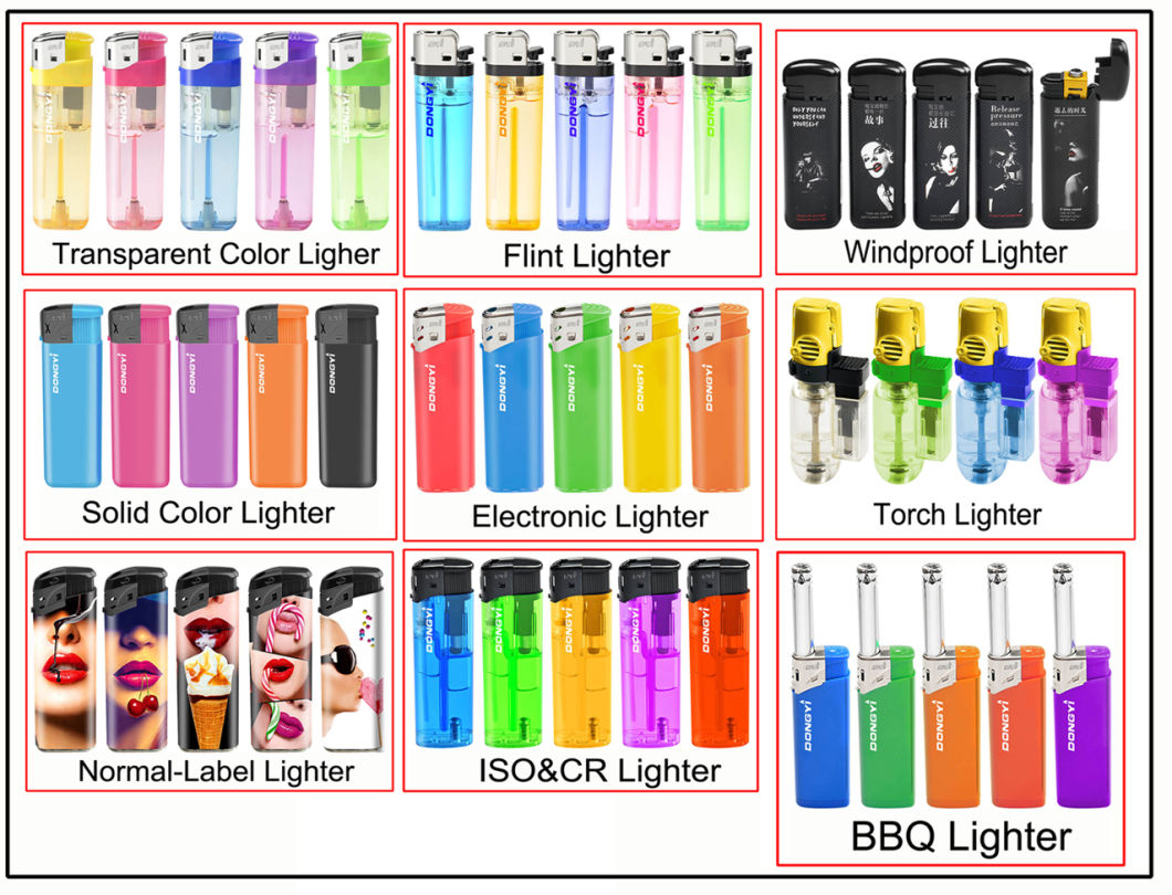 China Factory Cheap Price Plastic Disposable Electronic Lighter