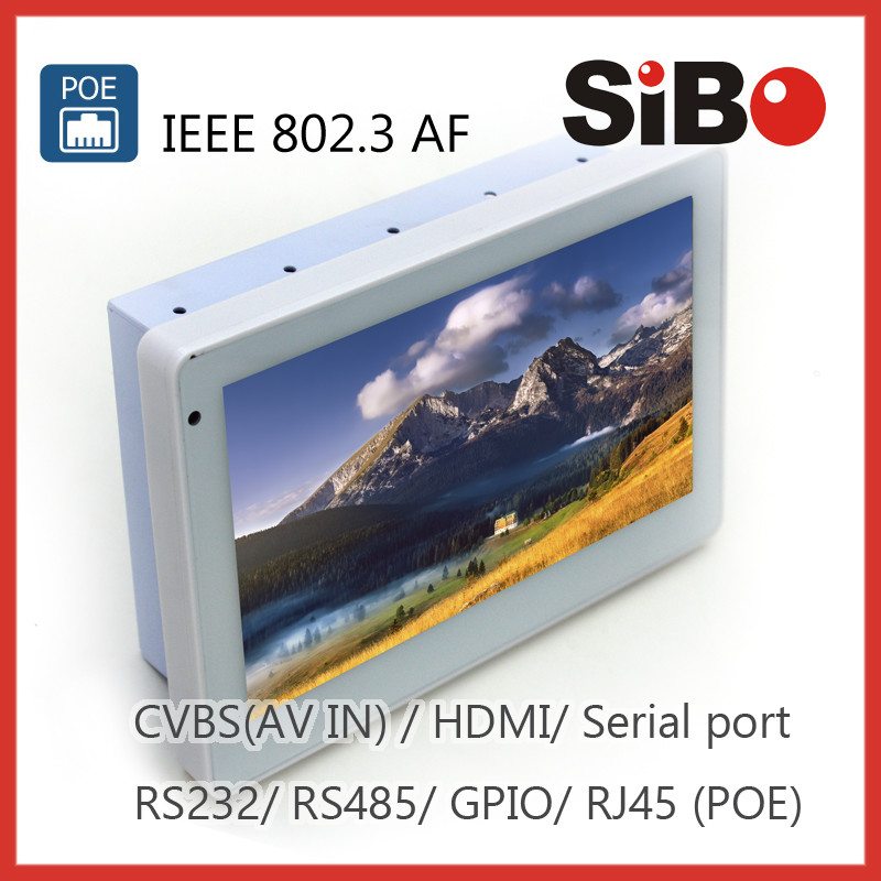 7 Inch Rugged Wall Mounted POE WIFI Touch Tablet With SIP Intercom For Home Automation