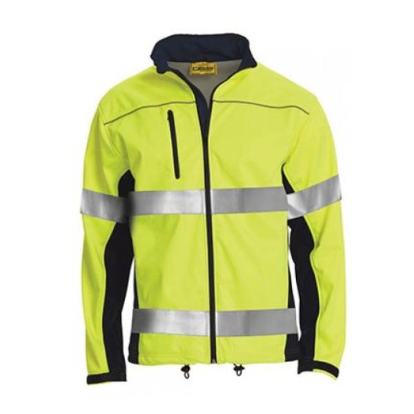 Reflective PPE Safety Wear High Quality Fluorescent Yellow Polyester Reflective Jacket
