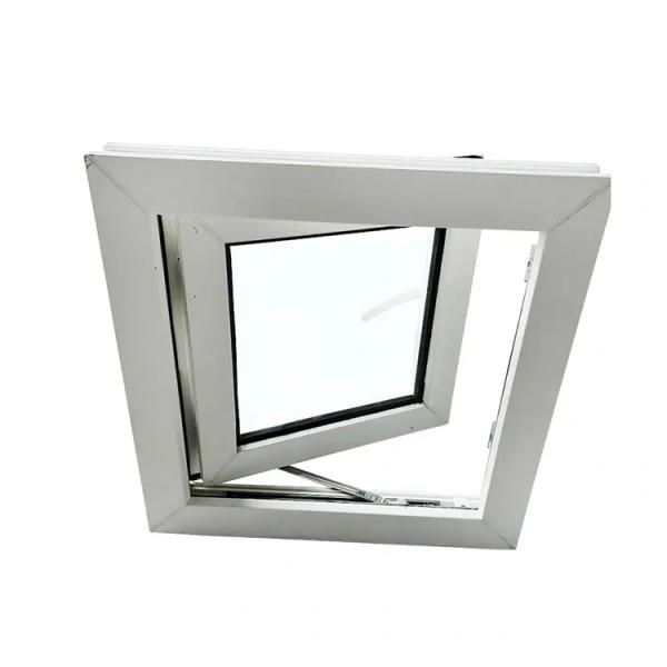 House UPVC PVC Casement Windows Hurricane Impact Tinted Glass Windows