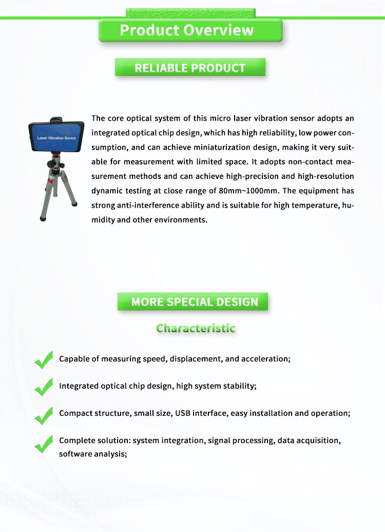 UBZD1000 Series Automated Displacement Acceleration Laser Measurement Instruments by UNIVO