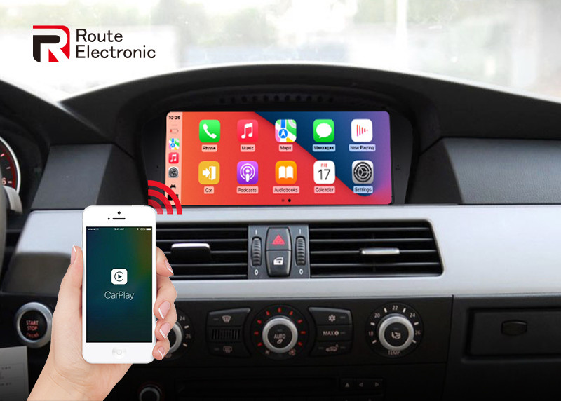 Linux Car radio For BMW E60 E90 support dual system and original joystick