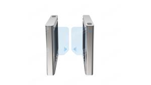 China SUS 304 Security Barrier Gate Access Control Swing Barrier Gate With Brushless Motor on sale