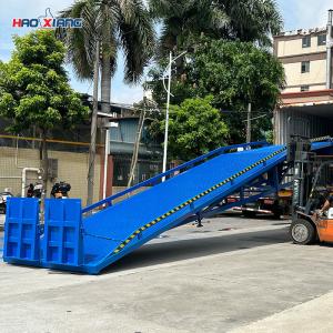 Buy cheap Freestand Portable Truck Loading Ramp 20 Tons Temporary Loading Platform product