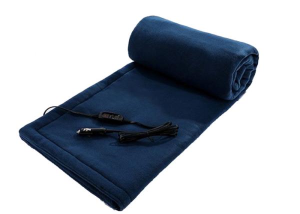 Quality Flannel Custom 150x110cm Heated Shawl / Electric Heated Throw Blanket Winter For Car for sale