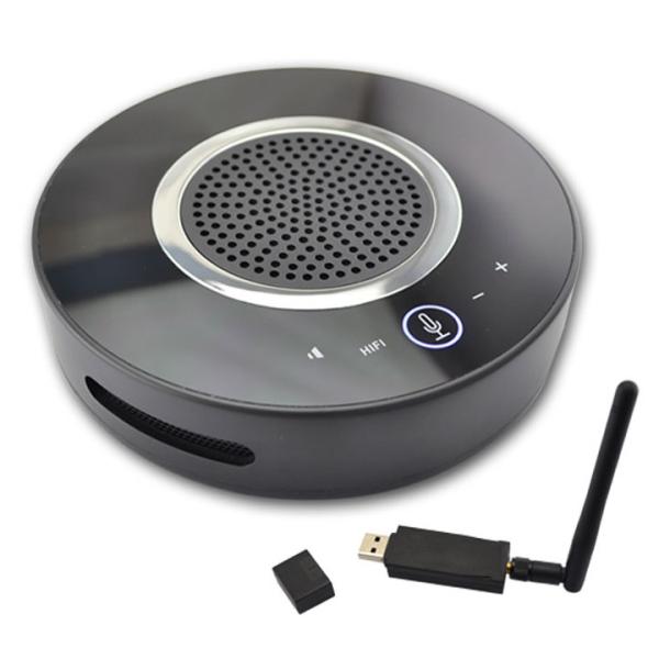 Quality plug and play 2.4G wireless USB conference speakerphone for video conference system with battery for sale