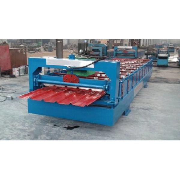 PPGI Roof Panel Roll Forming Machine , Corrugated Sheet Roll Forming Machine