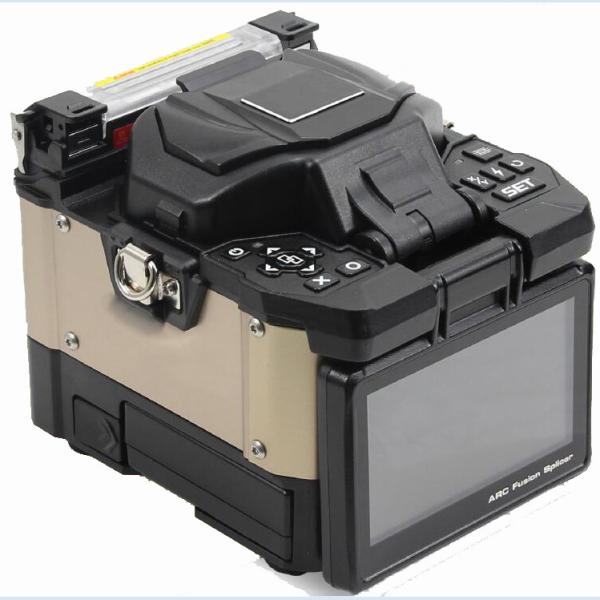 Quality FTTH 4800mAh Fiber Optic Fusion Splicer FTTX Active Cladding Alignment for sale