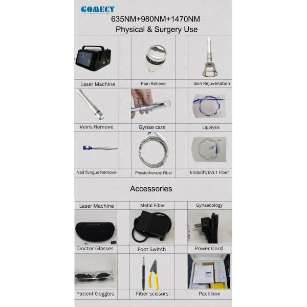 8 IN 1 Multifunctional laser surgeries and physiotherapy equipment
