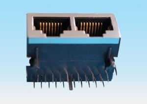 China 1000 Basetabdown RJ45 Jack Connector 2 Female Socket Port For LAN Ethernet Network on sale