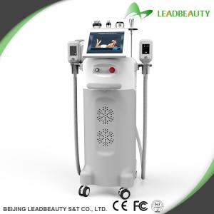 5 cryo handles cryolipolysys cavitation rf slimming beauty machine