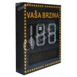 220V Highway roadside speed indicator Led Display Board Vehicle Speed Pre