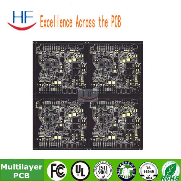 High Precision Prototype PCB Printed Circuit Board Black board 4 Layer Lead Free