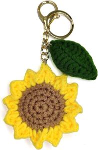 China Crochet Plush Keychain - Keychain Accessory Handmade Bag Charm Key Chain Car Keyring Charm Handbag Bag Purse Pendant on sale