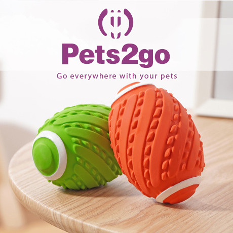 Interactive 112x74mm Latex Cat Playing Ball