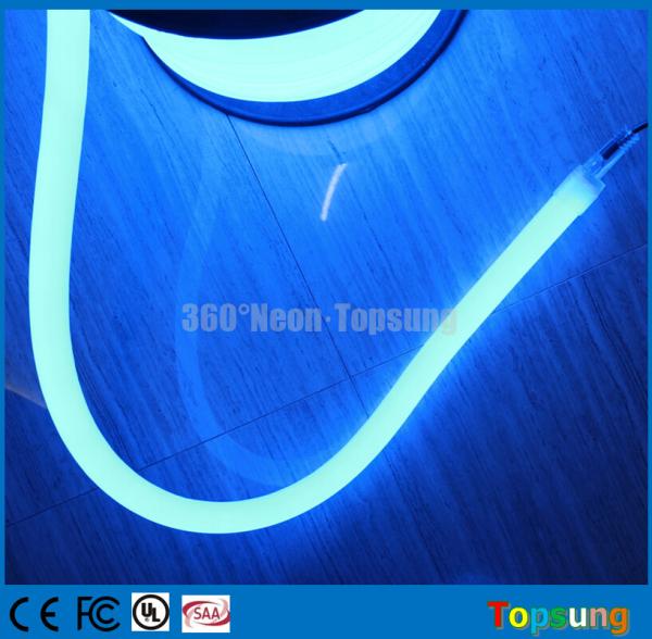 Quality 100' spool 24 Volt blue 360 degree round led neon light for pool for sale