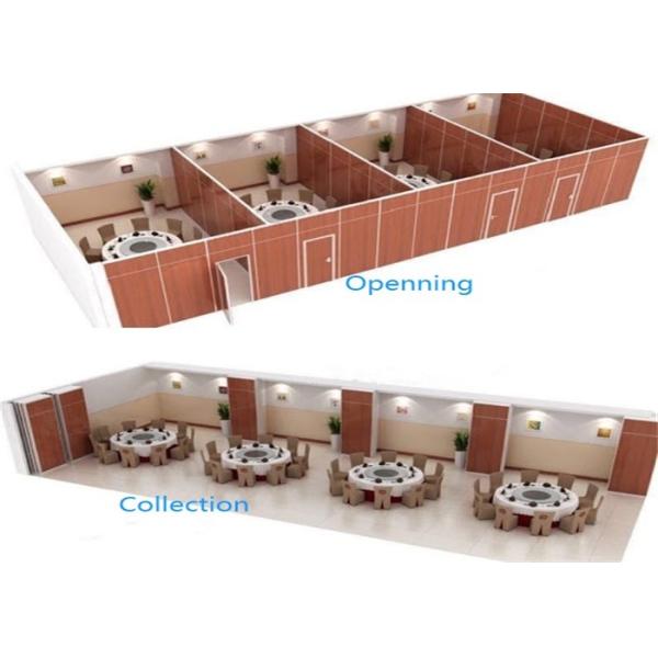 Multipurpose Soundproof Partition Walls Frameless Aluminium Frame Office Wall