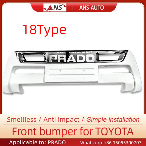 Quality Defense Against Off Road Toyota Prado Front Bumper Angled Designs for sale