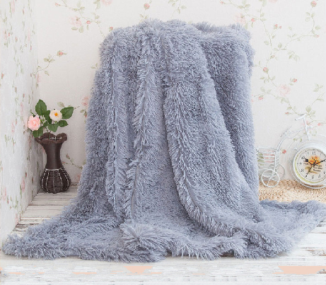 100 Percent Polyester Microplush Throw Blanket Shrink Resistant High Warmth Retention