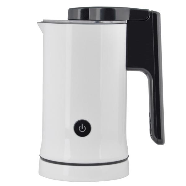 Quality 260ML Non Stick Home Milk Frother Warmer Hot / Cold Milk Foamer With Transparent Lid for sale