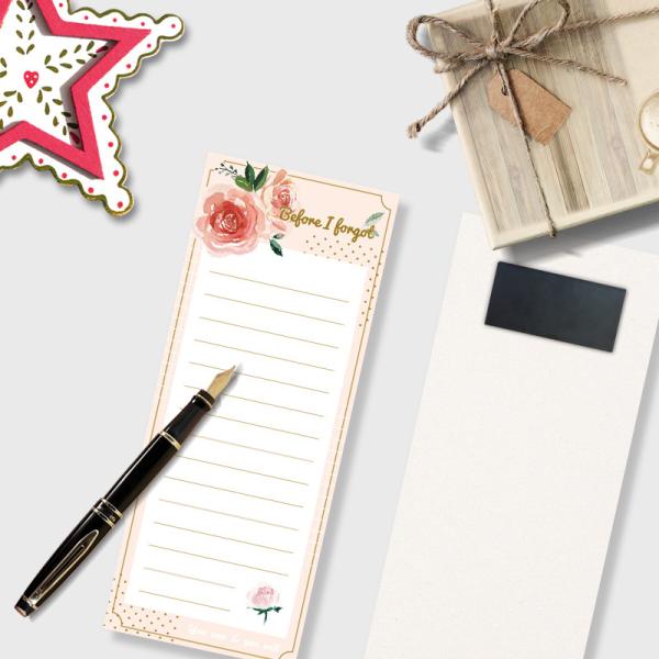 Quality OEM Self Adhesive Magnetic Fridge Notepads To Do List Fridge Magnet for sale