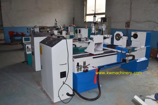 Quality CNC wood turning machine DSP control easy to use CNC wood Lathe for sale
