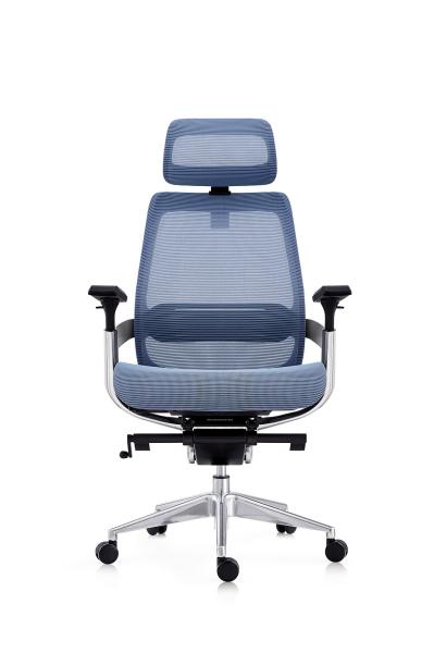 Quality Executive Mesh Swivel Office Chair With Lumar Support And Footrest for sale