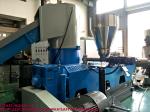 Double Stage Recycled PE PP HDPE LDPE Plastic Pelletizing Making Machine