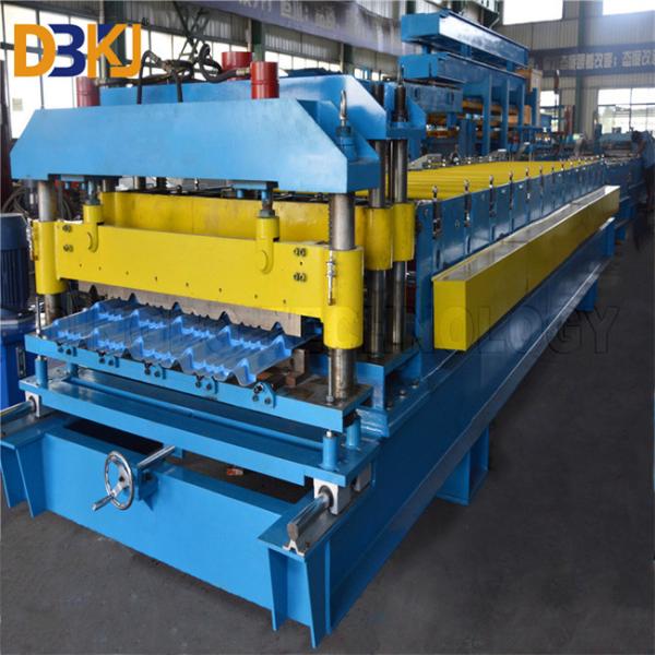 Quality 18 Stations Roof Panel Roll Forming Machine Glazed Sheet Roll Forming Machine 5.5Kw for sale