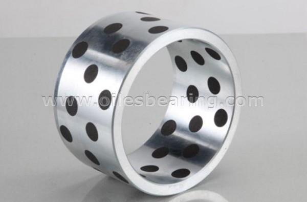 Quality JDB-40 Graphite Plugged Cast Steel Oilless Bushing 180 - 230HB for sale