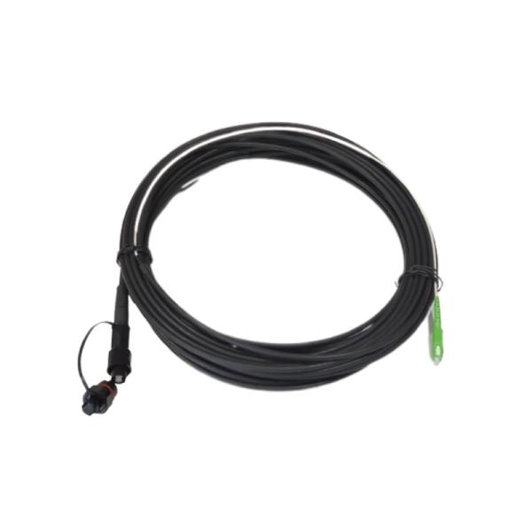 IP68 SC APC Singlemode HW Waterproof Mini Fiber Optic Pre-Connector Patch Cord with 1