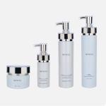 40ml/120ml/140ml/50g Glass Transparent cylindrical Smooth with Golde pump for