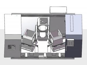 Buy cheap Multi Hole Multi Spindle Tapping Machine Swing Angle Three Sided product
