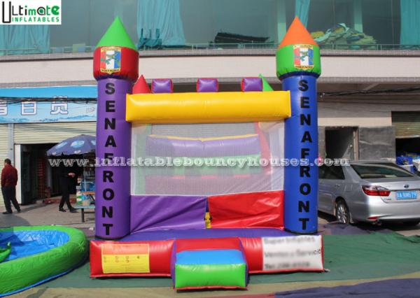 Quality Backyard Kids Inflatable Jumping Castles With Custom Made Logo for sale