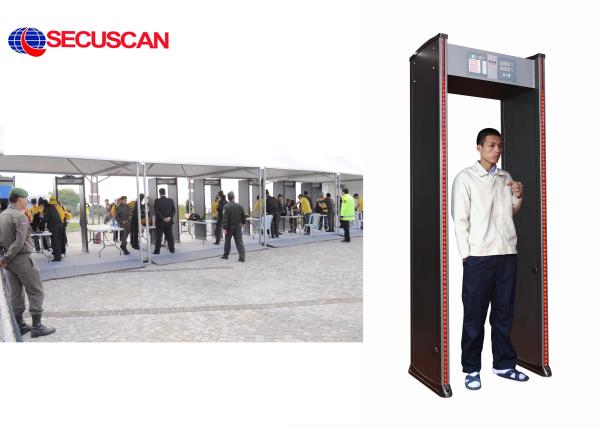 Quality LED alarm Walk-through Metal Detector gate for Factories and Entertainment environments for sale