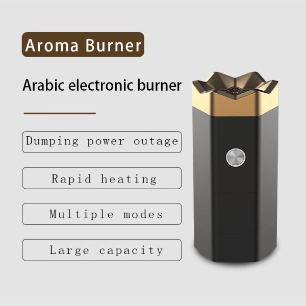 Intelligent Portable Aroma Diffuser Anti Tipping Electronic Agarwood Incense Burner