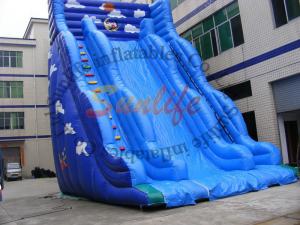 Buy cheap Kids Big Scream Inflatable Bouncy Slide / Durable Inflatable Bouncer Slide product