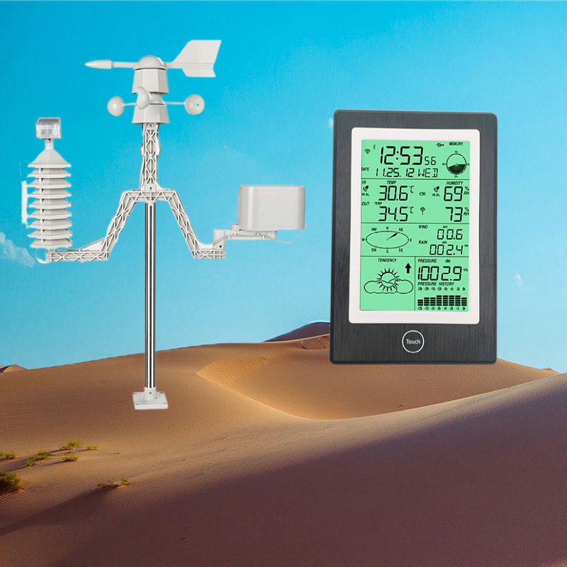 Lightweight Wind Direction And Speed Sensor For Solar Powered WIFI Weather Station