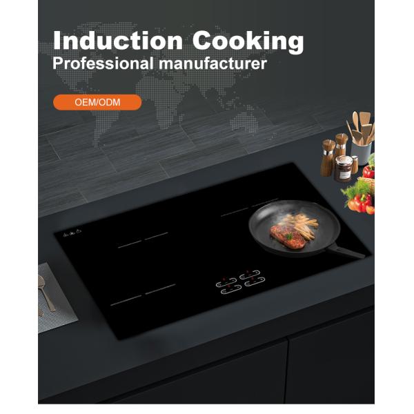 Smoke proof 4 Hob High Power Induction Cooktop With Touch Control