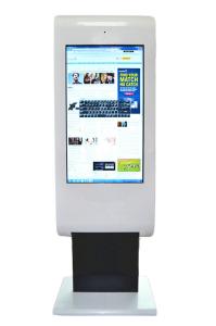 China White 43 Floor Standing Touch Screen Kiosk 1920*1080 Resolution on sale